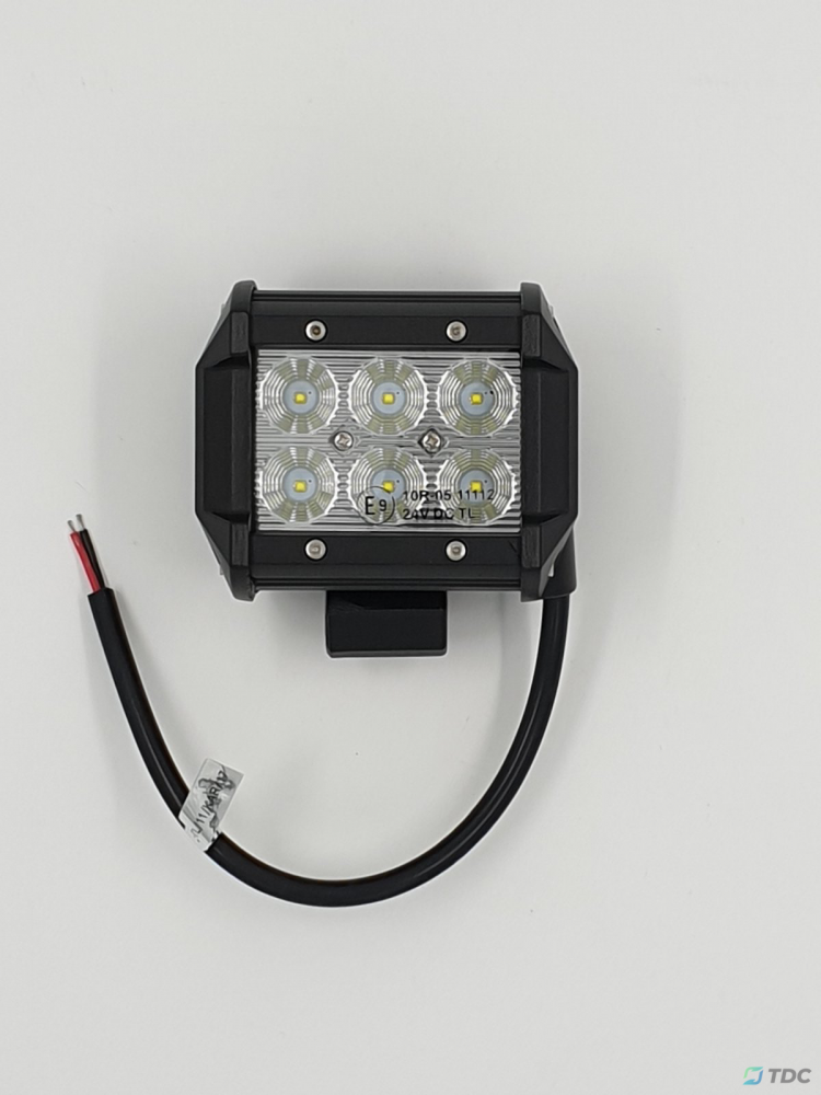 LED žibintas 18W 12-24V; Flood Beam