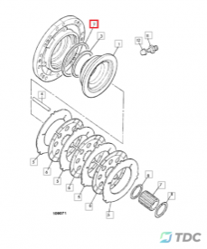 Stabdžių stūmoklio guminis žiedas